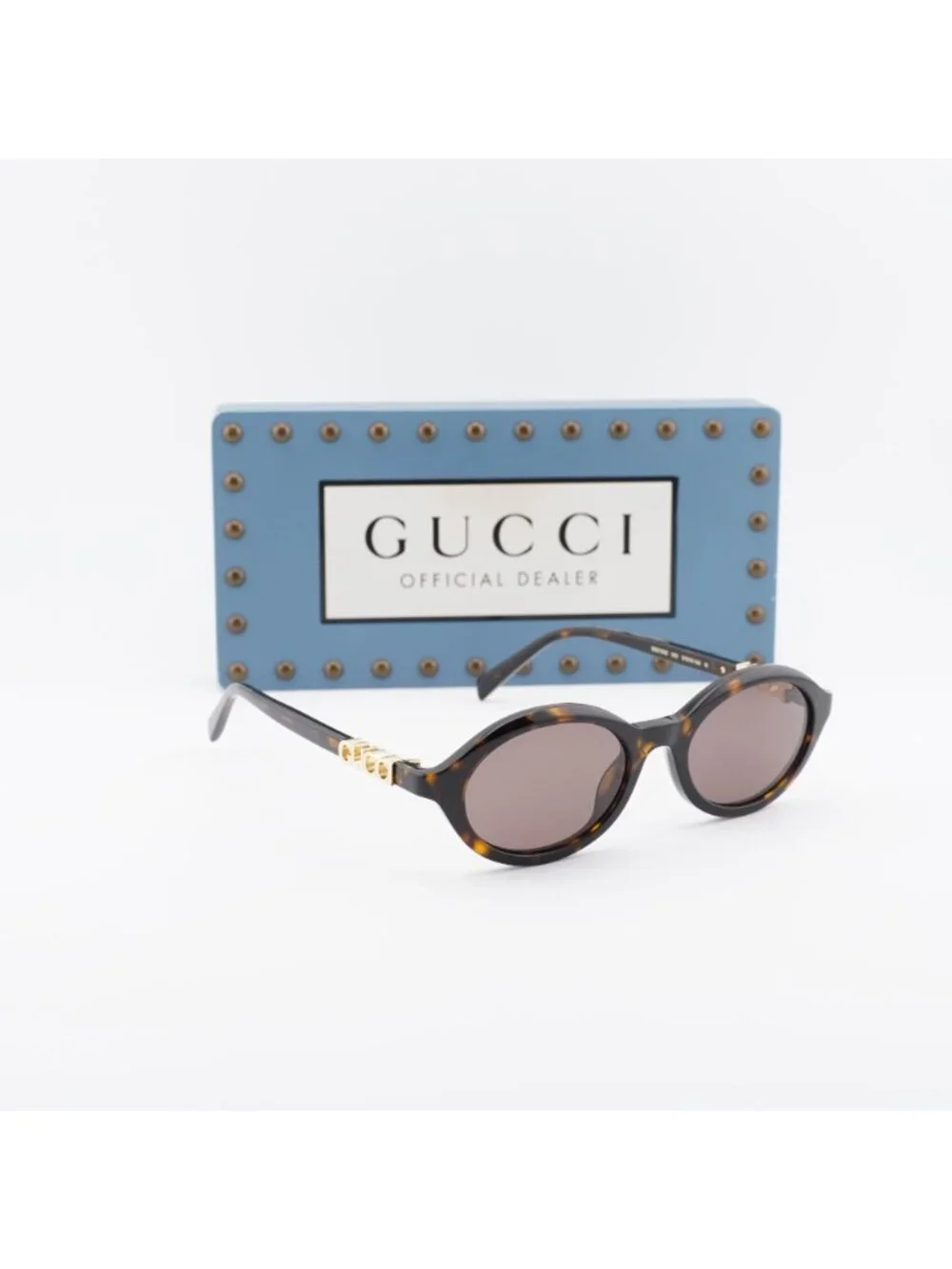 Gucci GG2153S 002 Oval Sunglasses – Havana / Brown